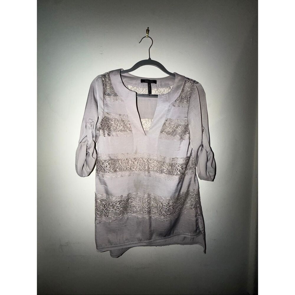 BCBG women’s blouse size S gray